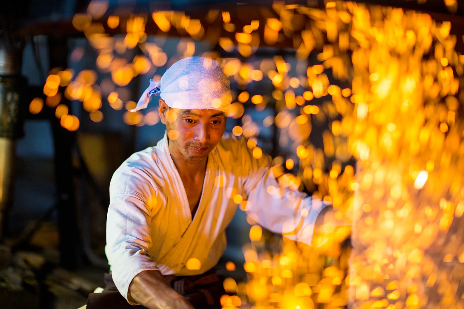 Maître Kawashima forgeron japonais Nihonto