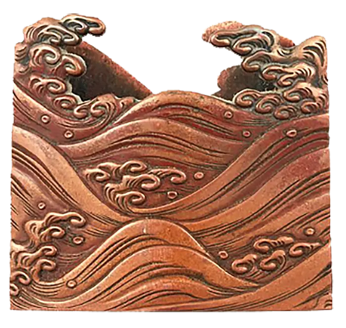 Habaki vagues cuivre