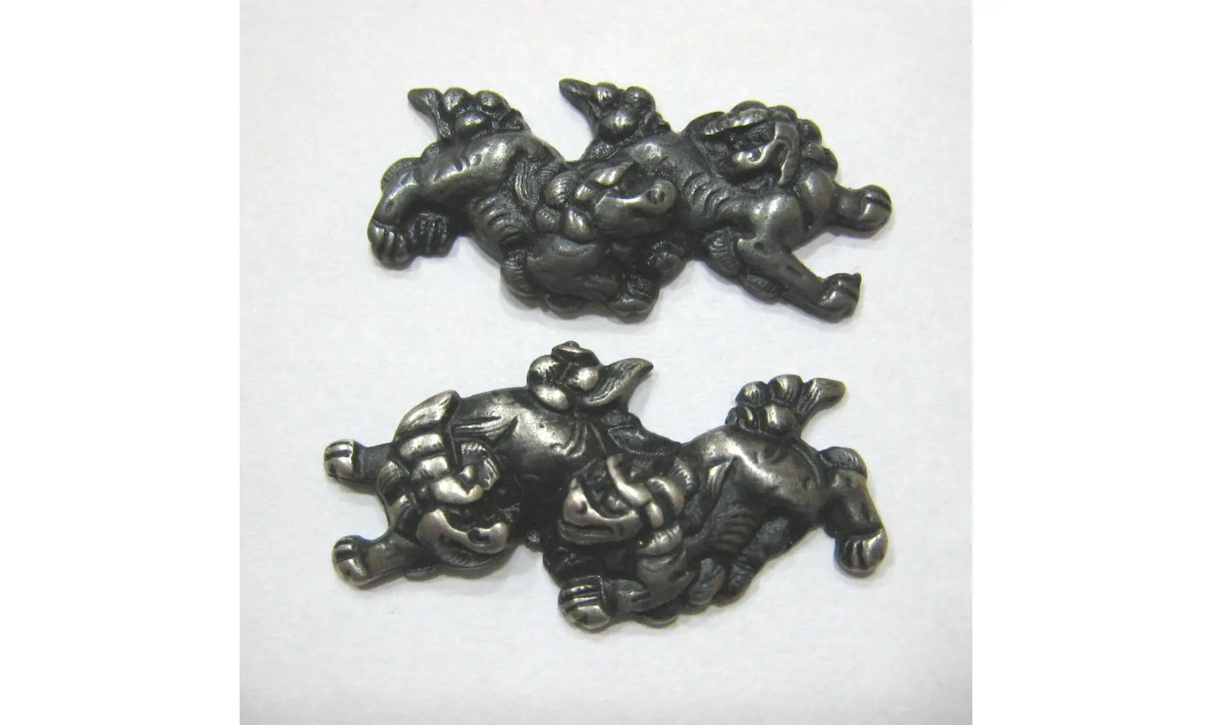 Menuki Couple lion