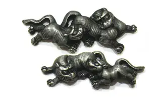 Menuki Tigre parent et enfant