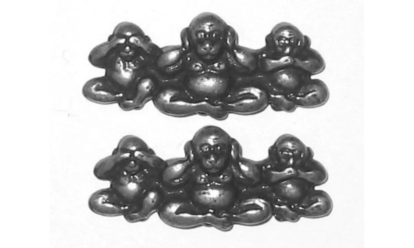 Menuki Trois singes