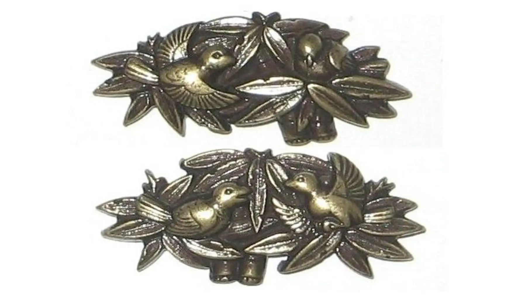 Menuki Date bambou et moineau