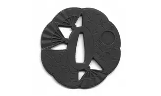 Tsuba Éventail