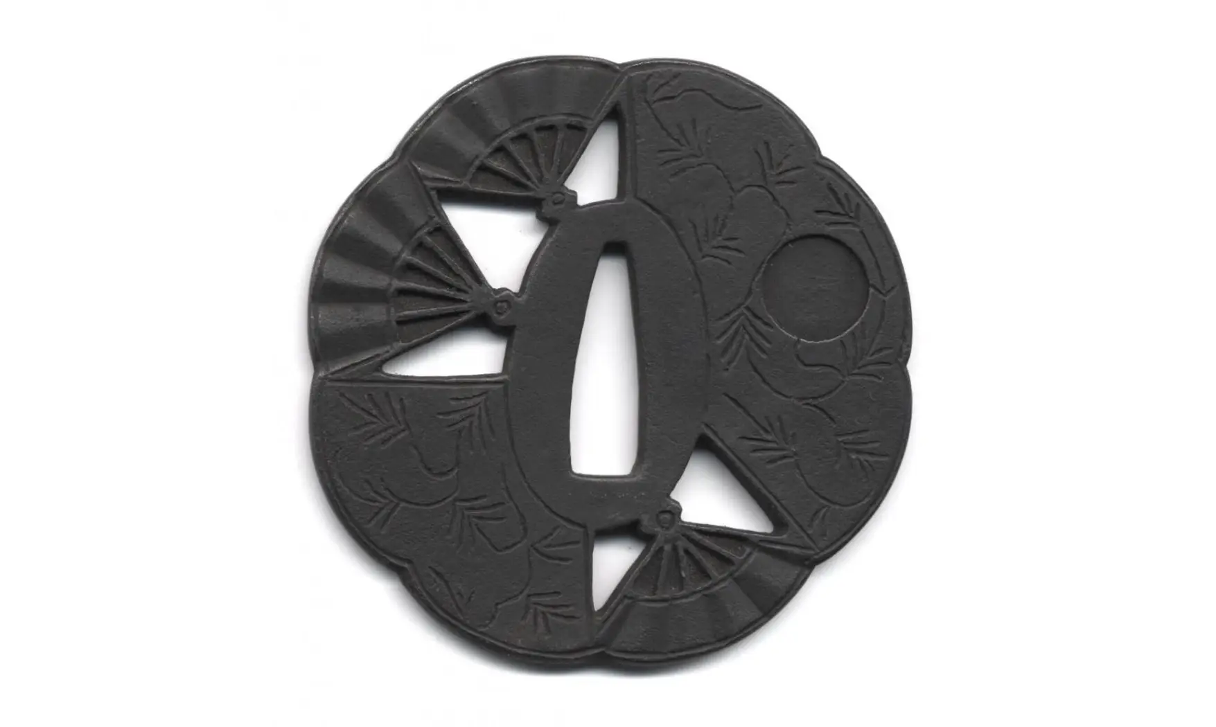 Tsuba Éventail