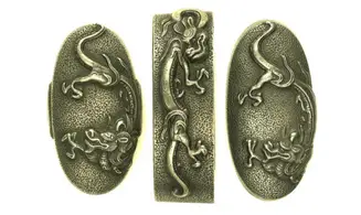 Fuchi-Kashira-Kojiri Dragon de pluie