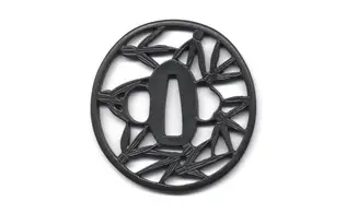 Tsuba Herbe de bambou