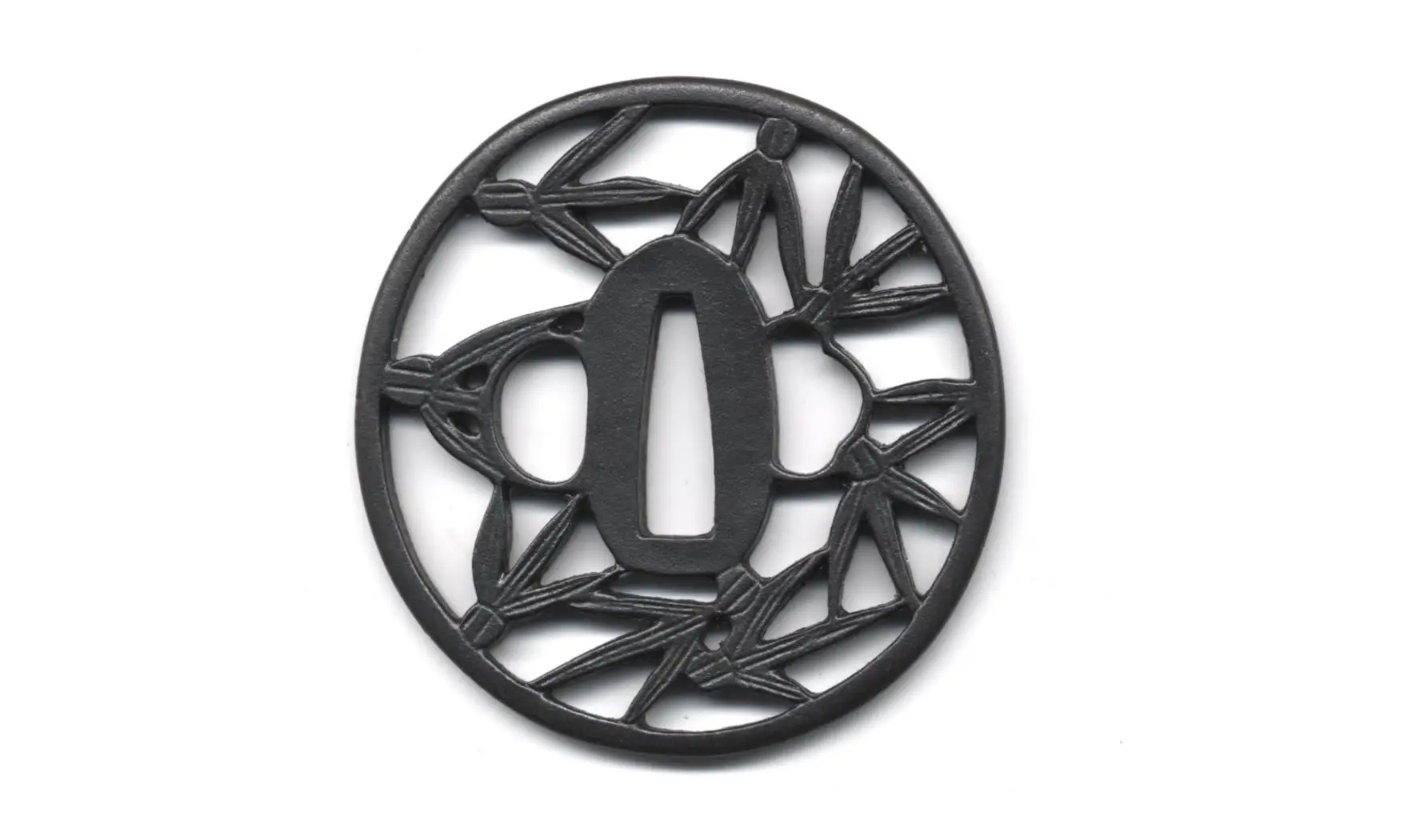 Tsuba Herbe de bambou