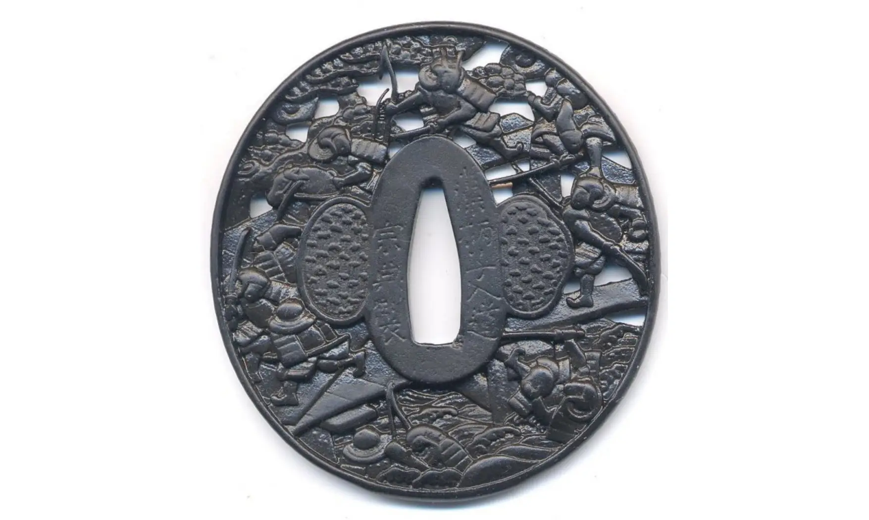 Tsuba Guerrier Munenori