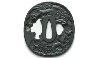 Tsuba Kara Lion