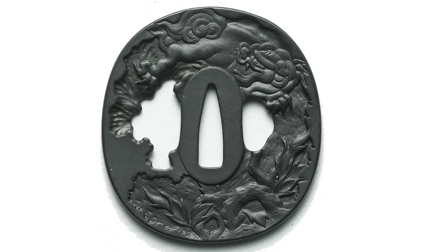 Tsuba Kara Lion