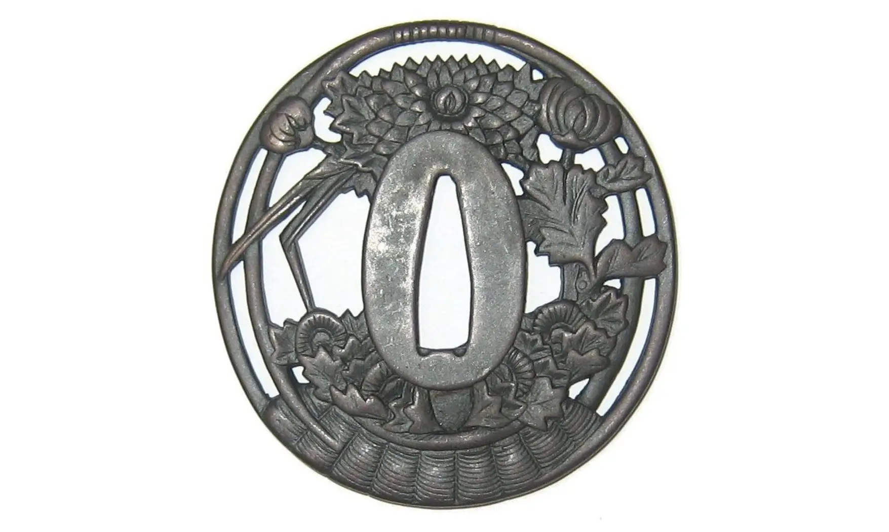 Tsuba Watanabe Chrysanthème