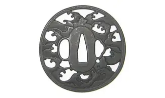 Tsuba Onde plate
