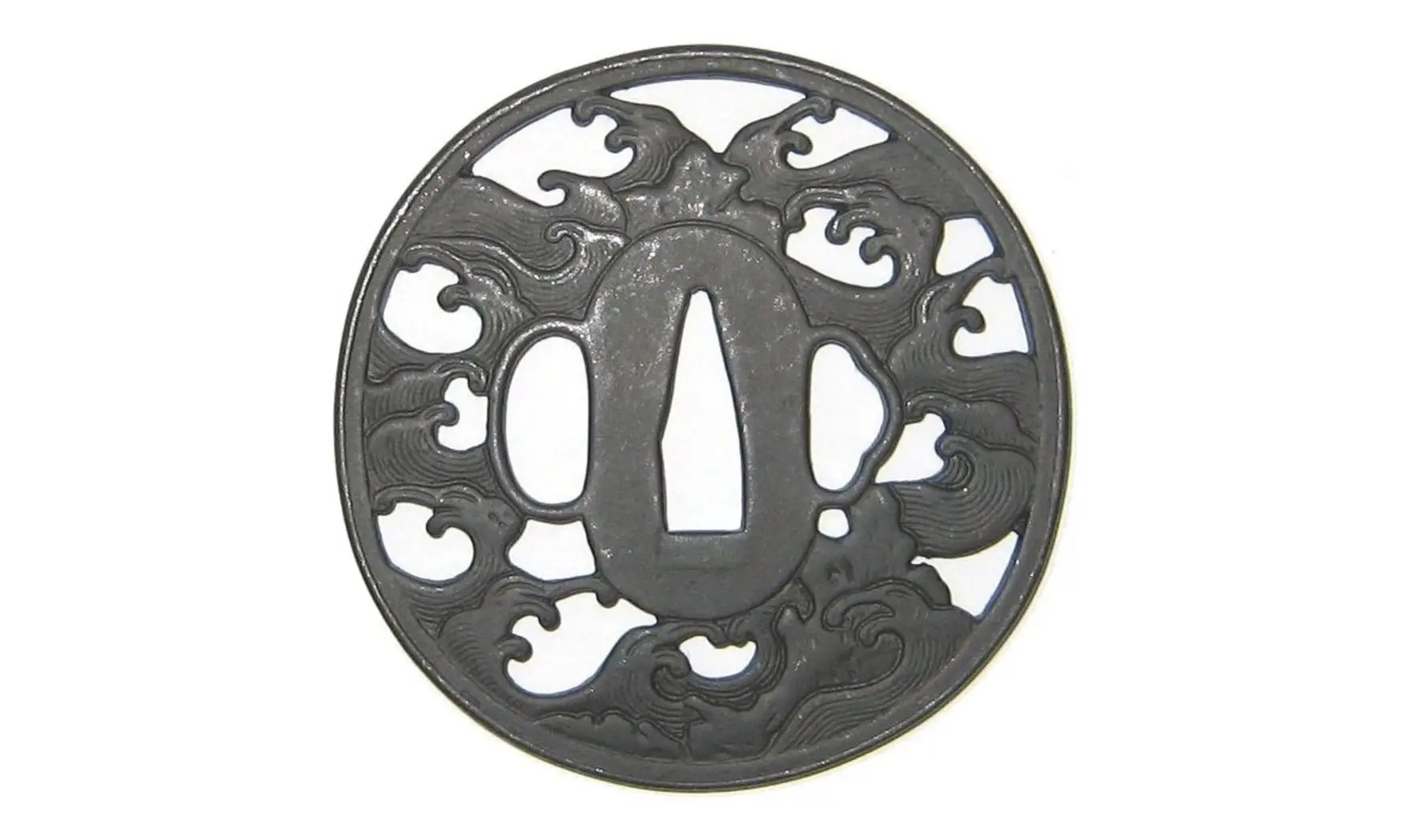 Tsuba Onde plate