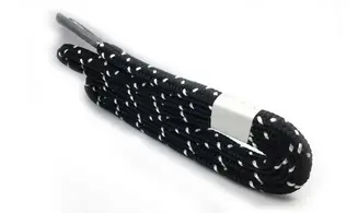 Cordon Sageo Soie Noire/Beige Japon