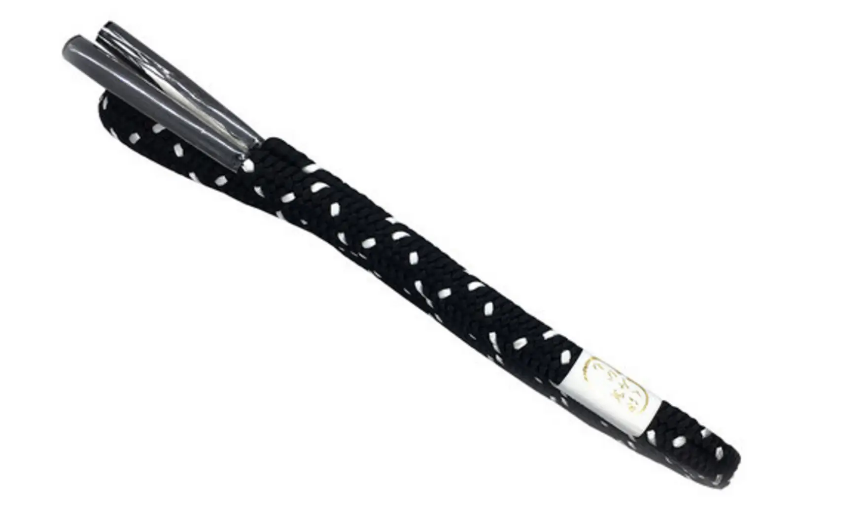 Cordon Sageo Soie Noire/Beige Japon