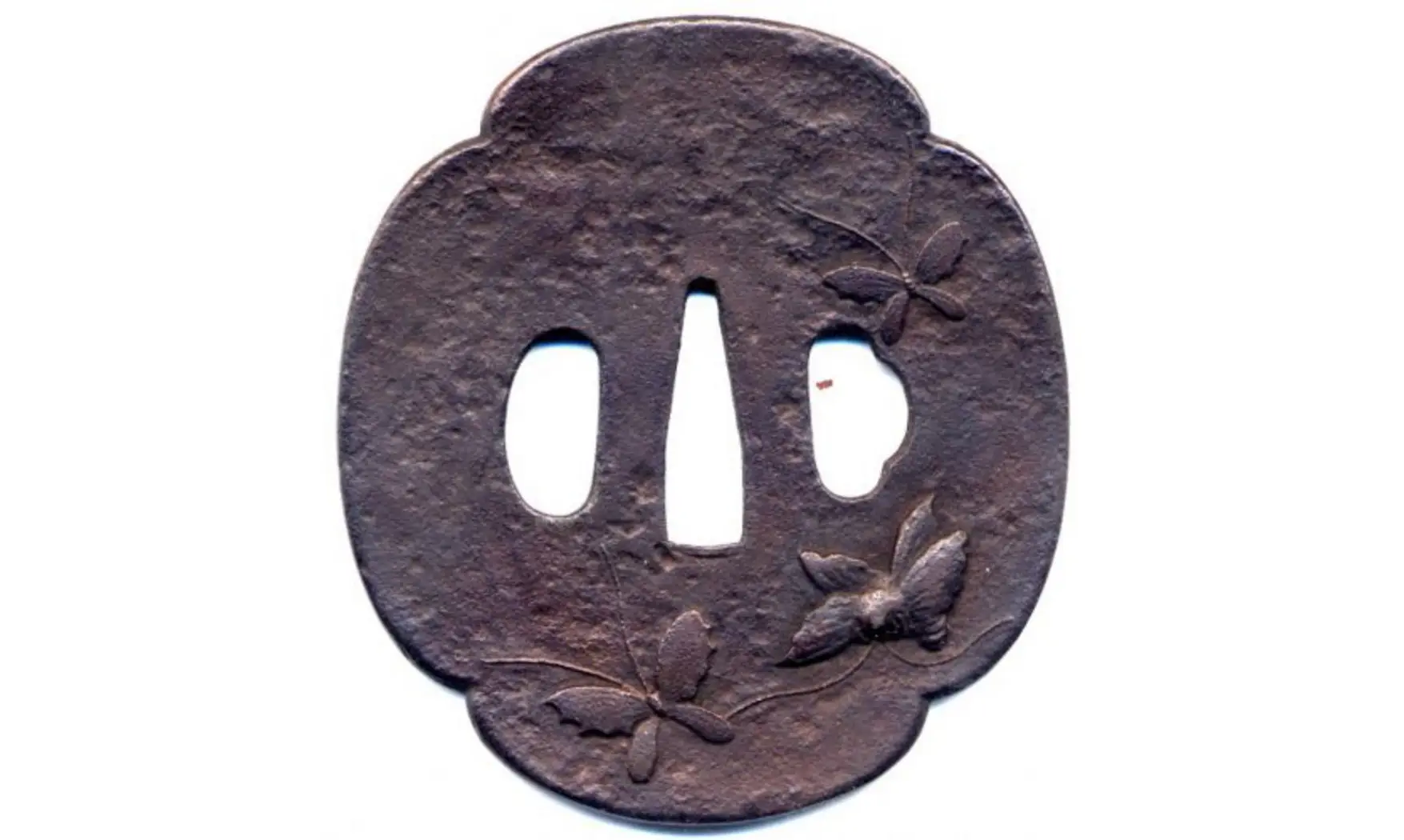 Tsuba Papillon
