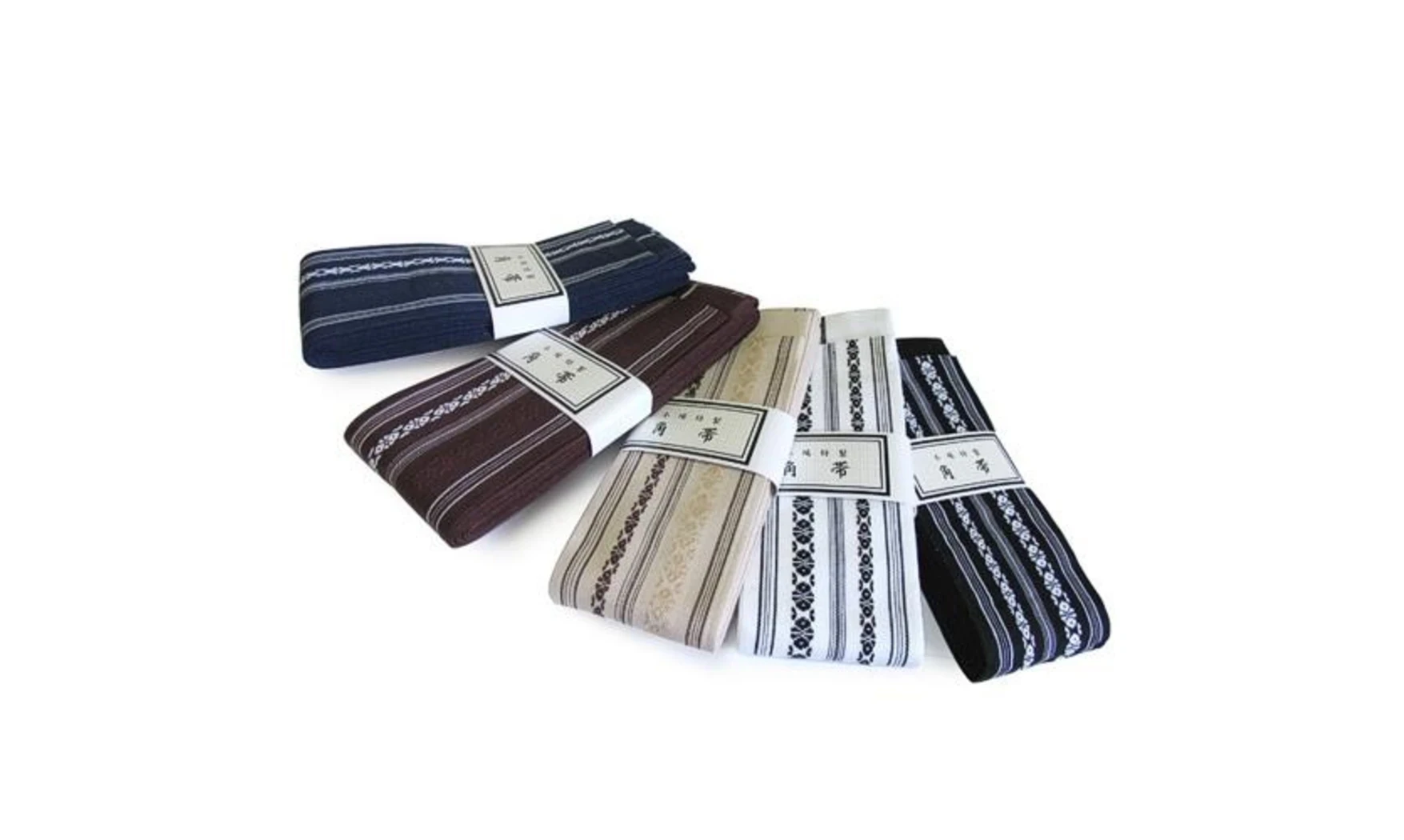 Ceinture Obi Kaku Noir Japon