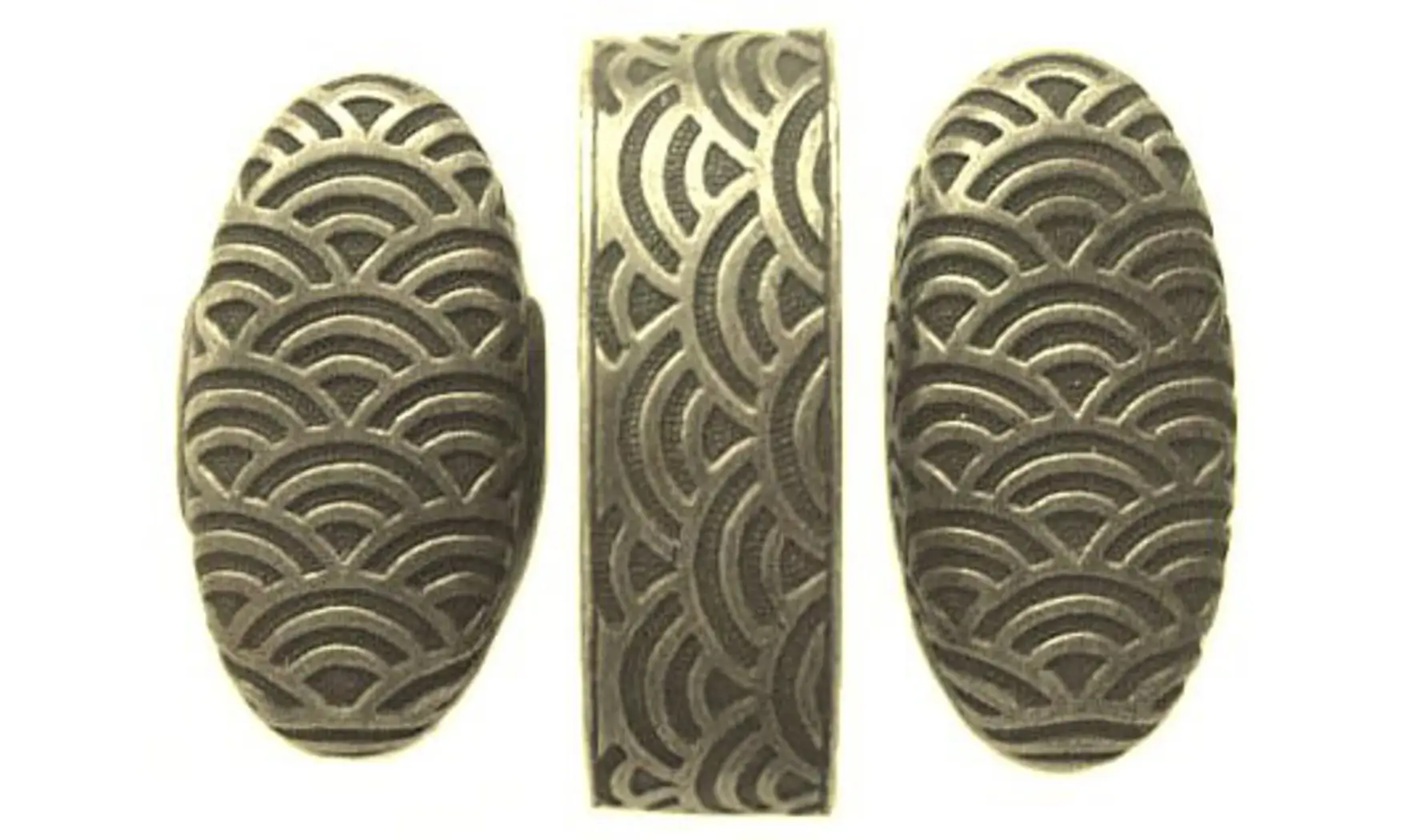 Fuchi-Kashira-Kojiri Seigaiha