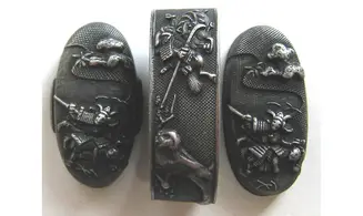 Fuchi-Kashira-Kojiri Guerrier Munenori