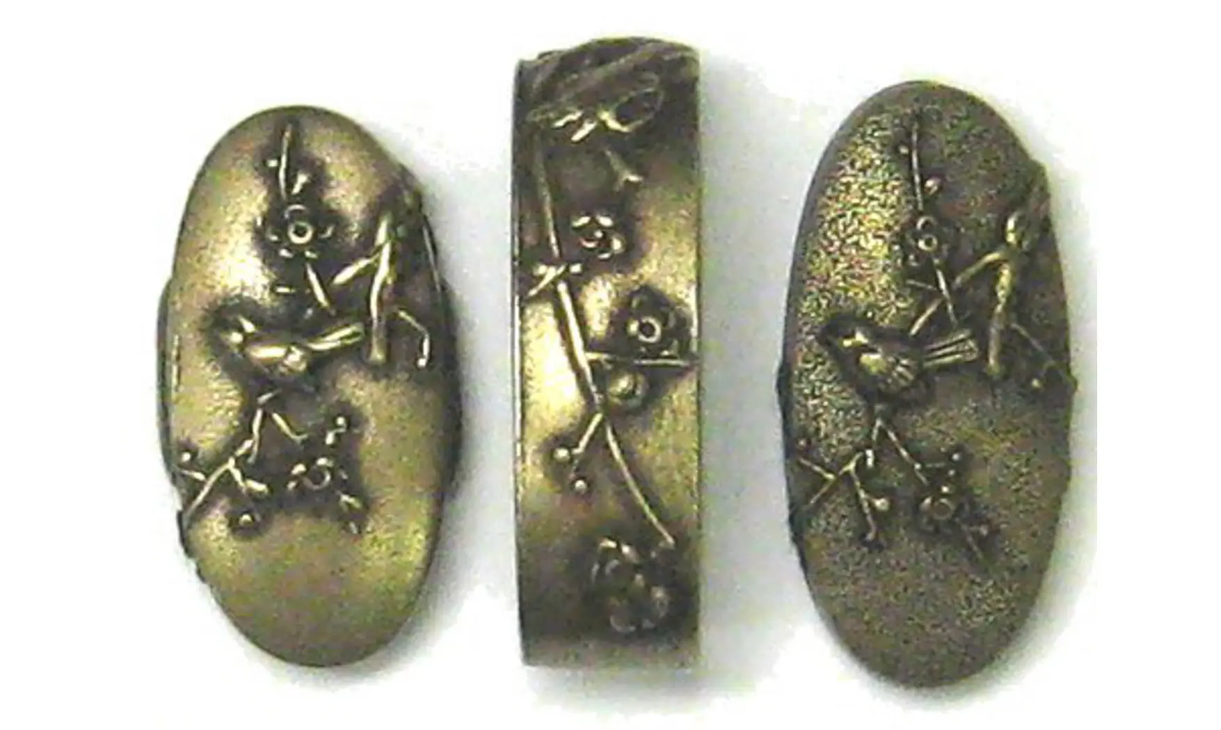 Fuchi-Kashira-Kojiri Ume et Uguisu