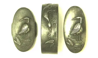 Fuchi-Kashira-Kojiri Héron blanc