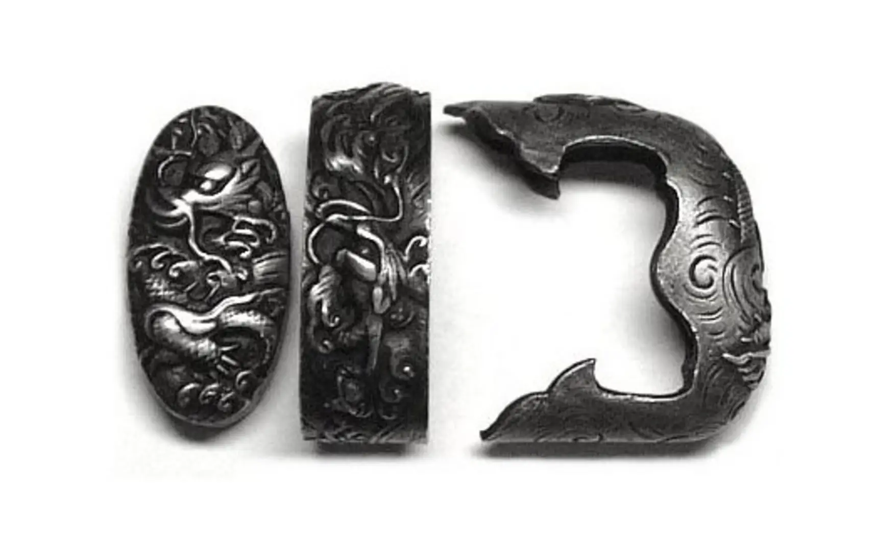 Fuchi-Kashira-Kojiri Mino Dragon