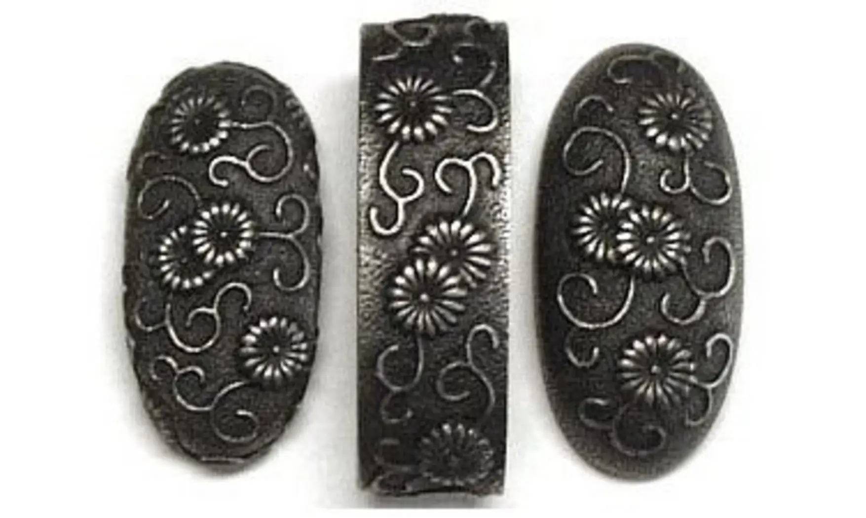 Fuchi-Kashira-Kojiri Chrysanthème Arabes